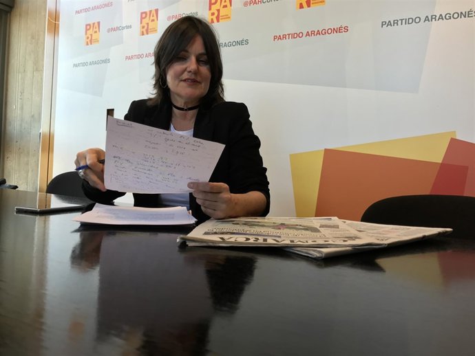 La diputada del PAR Elena Allué.