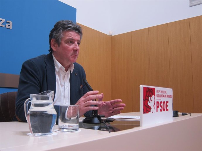 El concejal del PSOE Zaragoza Javier Trívez.             