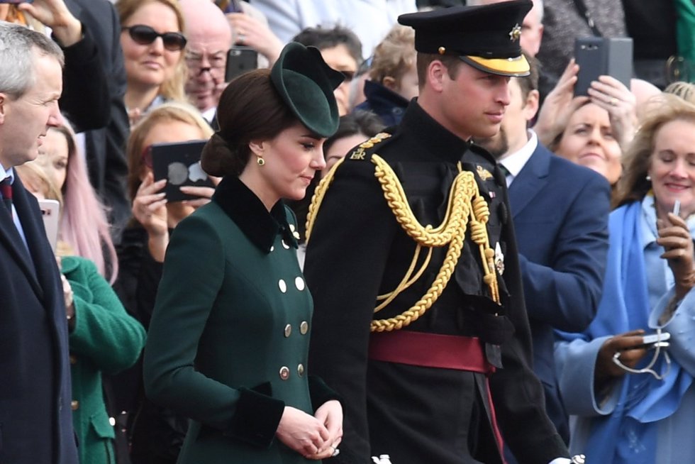 Catherine, Duchess of Cambridge and Prince William, Duke of Cambridge during the