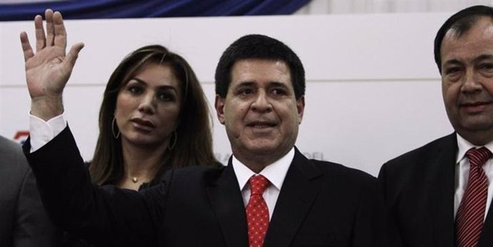 El presidente electo de Paraguay, Horacio Cartes