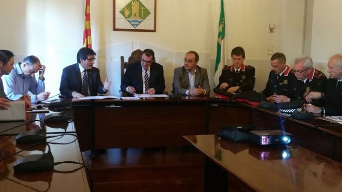 Jordi Jané asiste a la Junta Local de Seguridad de Martorell