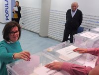 La presidenta del PP en Soria, Mar Angulo, contenta por el respaldo al proyecto provincial