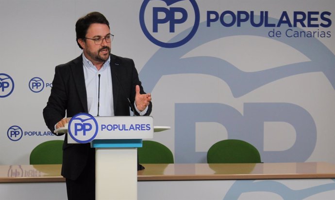 El presidente del PP de Canarias, Asier Antona