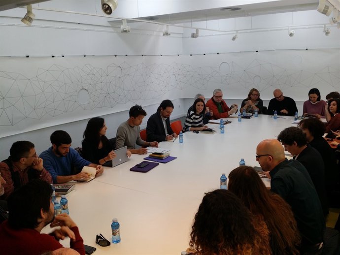Dirigents de Podem es reuneixen en el grup Rumb 2020