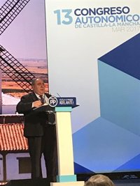 Tirado anima al PP  luchar para ser gobierno y pide a Page que "deje de llorar" y "trabaje"