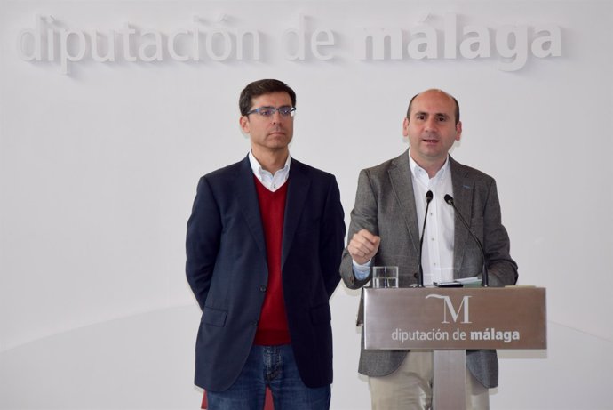 Francisco Conejo Diputación de Málaga con Cristobal Fernández diputado PSOE