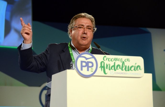 Juan Ignacio Zoido en el Congreso del PP-A