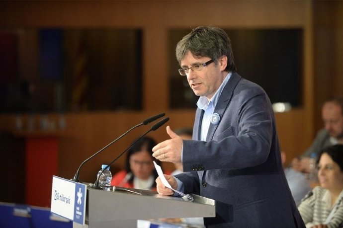 El president de la Generalitat,  Carles Puigdemont