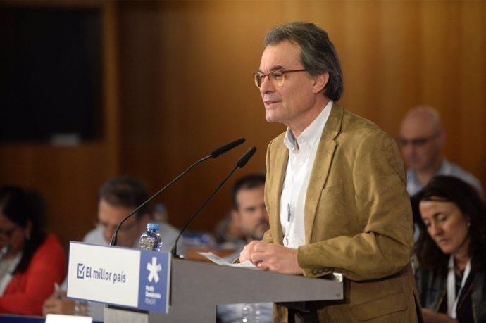 El presidente del PDeCAT, Artur Mas