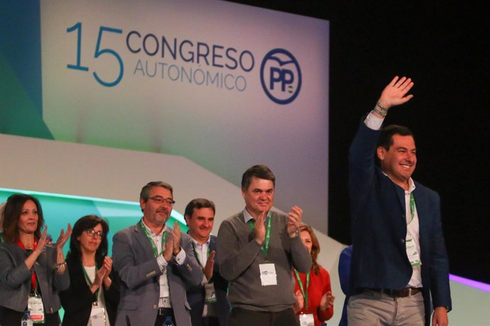 Juanma Moreno, reelegido presidente del PP-A