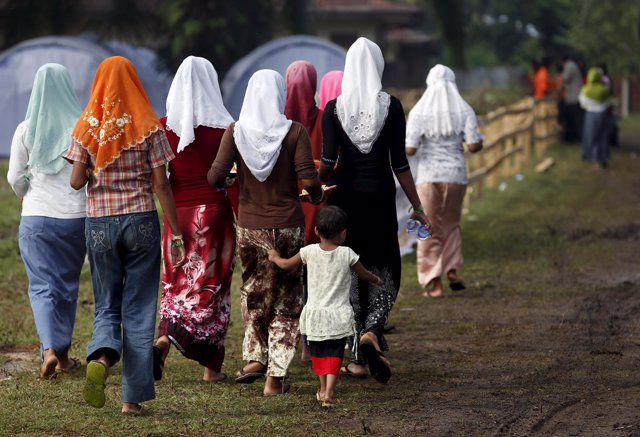 Mujeres Rohingya