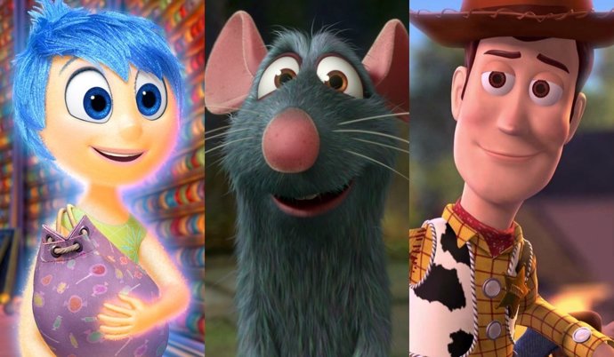 Del Revés, Ratatouille y Toy Story