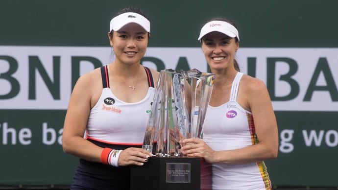 Martina Hingis Chan Yung-Jan campeonas dobles Indian Wells