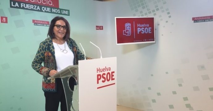 La diputada nacional Pepa González Bayo en rueda de prensa