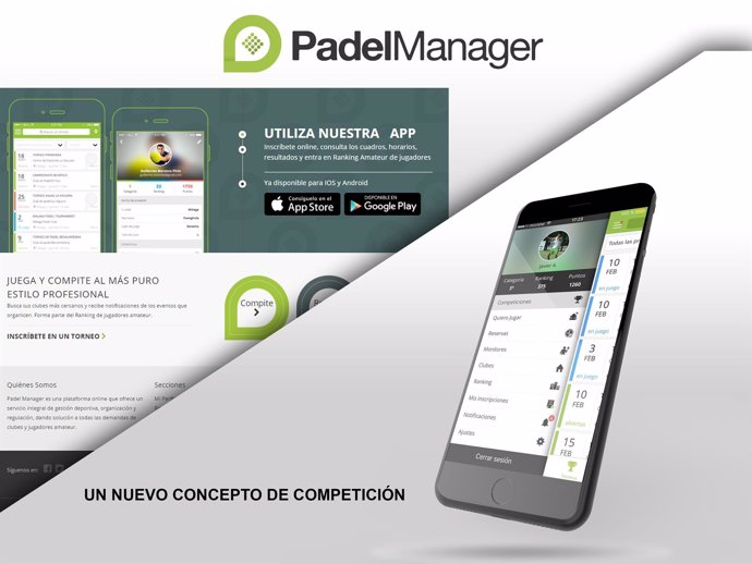 PadelManager app
