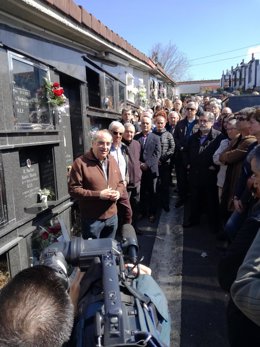 Homenaje del PSE-EE a Juan Priede en Orio.