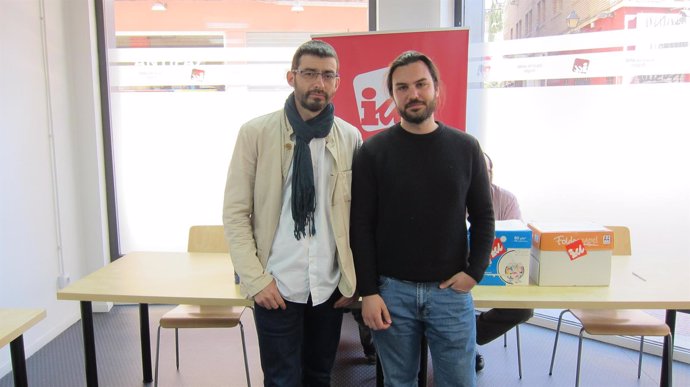 Àlvaro Sanz y Jorge Sanz, de IU Aragón