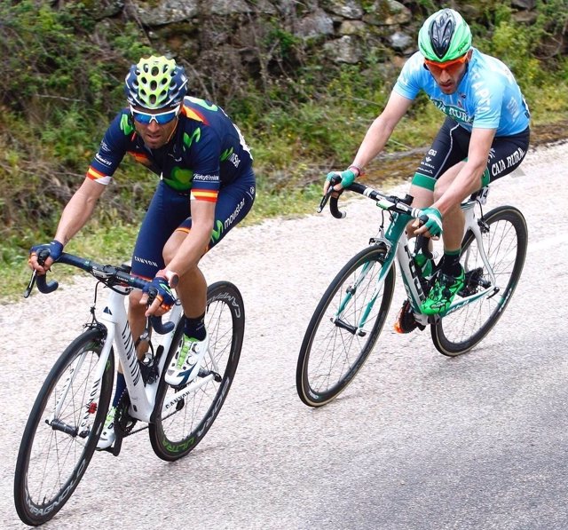 Valverde y el burgalés Carlos Barbero