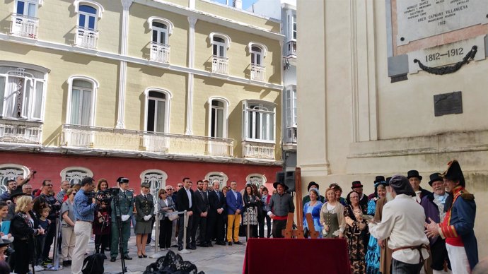 Homenaje a las Cortes con motivo del 205 aniversario de la Constitución