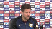 Simeone: "Ha sido uno de los partidos más regulares en juego"