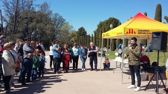 Discurs d'Gabriel  Rufián (ERC) a Sant Feliu de Llobregat (Barcelona)