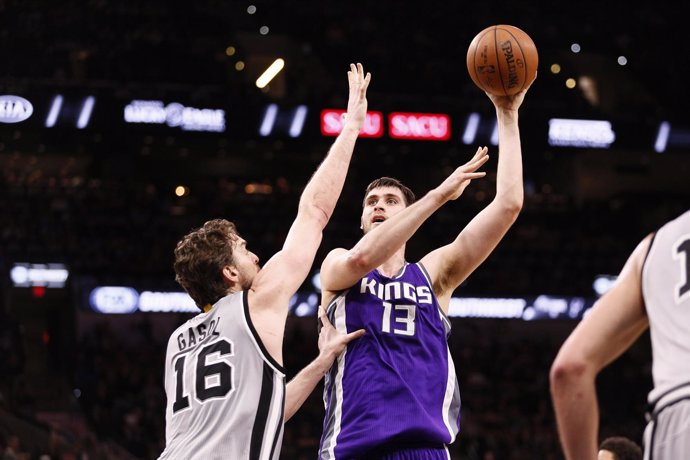 Pau Gasol San Antonio Spurs Sacramento Kings Georgios Papagiannis