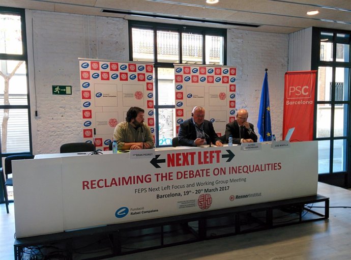 Ferran Pedret (PSC) excanceller austríac Alfred Gusenbauer, extpte.J.Montilla
