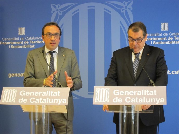   Els Consellers Josep Rull I Jordi Jané