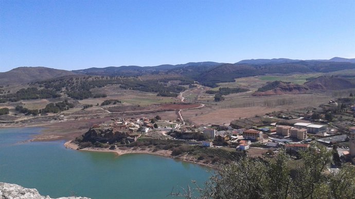Uno de los pantanos de la Cuenca del Ebro