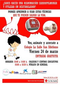 Cruz Roja organiza en Tenerife una jornada de primeros auxilios