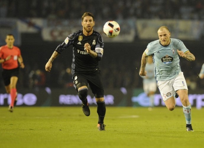 Sergio Ramos John Guidetti Real Madrid Celta