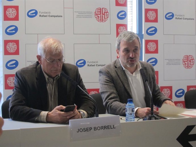 Josep Borrell i Jaume Collboni