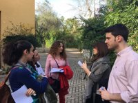 Cs reclama una puerta "adecuada" en el colegio España para que cuente con accesos "en condiciones"