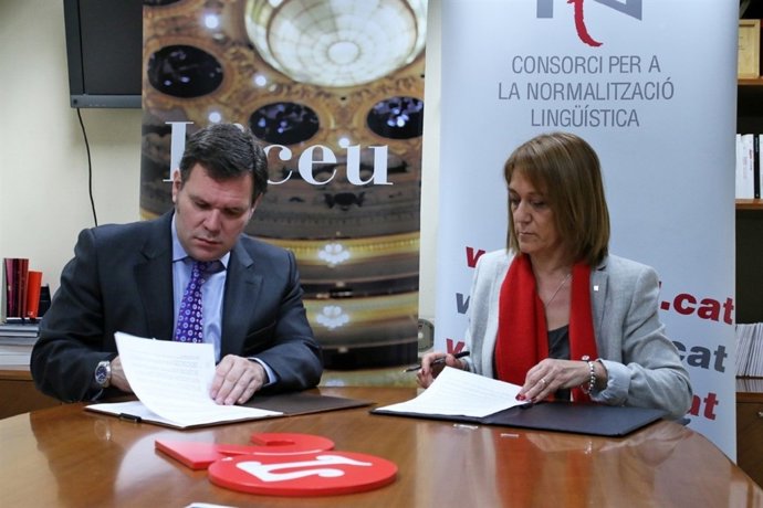 El Liceu i el Consorci per a la Normalització Lingüística fomentaran el català
