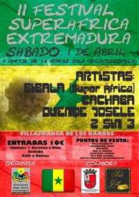 Un festival solidario en Villafranca de los Barros (Badajoz) recaudará fondos para un orfanato en Senegal