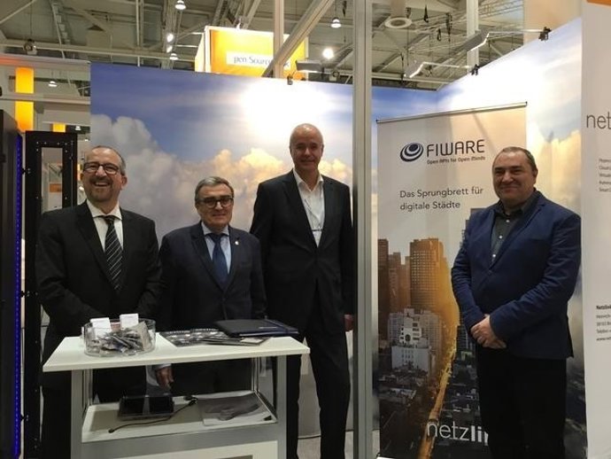 Josep Clotet, Àngel Ros, Ulrich Ahle y Andreu Ibáñez