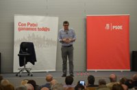 Patxi López se centra en los militantes que buscan "reconocerse en un proyecto de izquierdas"
