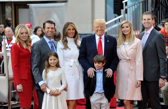 Donald Trump y su familia/ Cordon Press