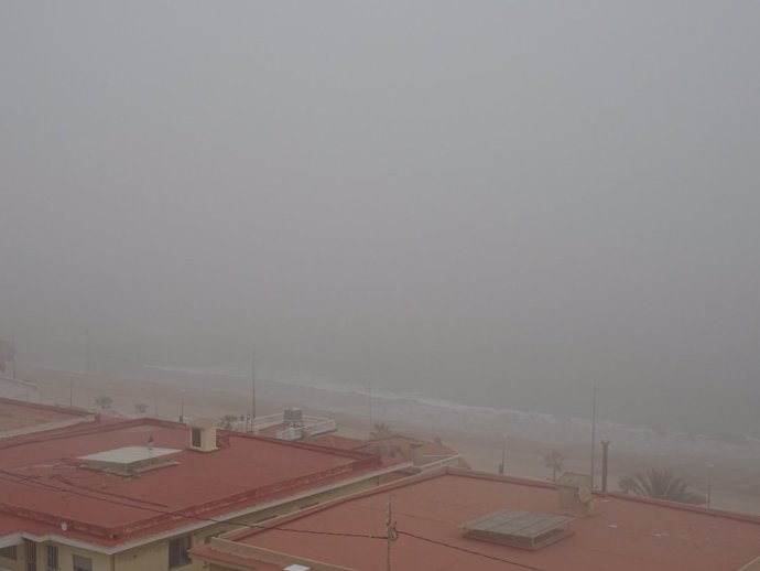 Bancos de niebla en La Safor en una imagen de archivo
