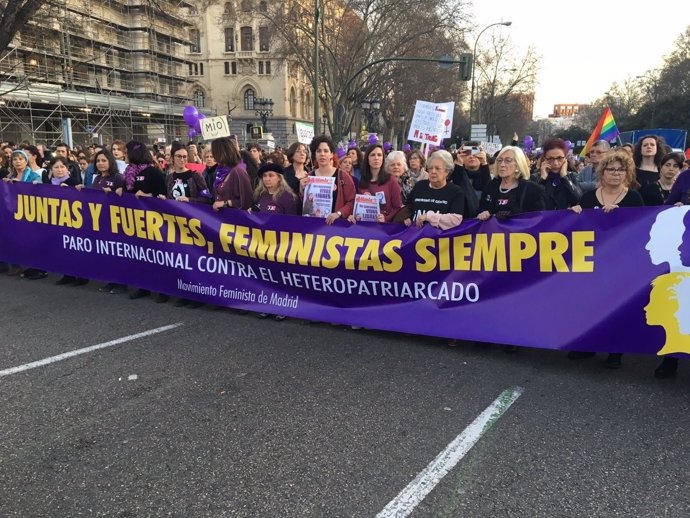 Manifestación Día de la Mujer en Madrid