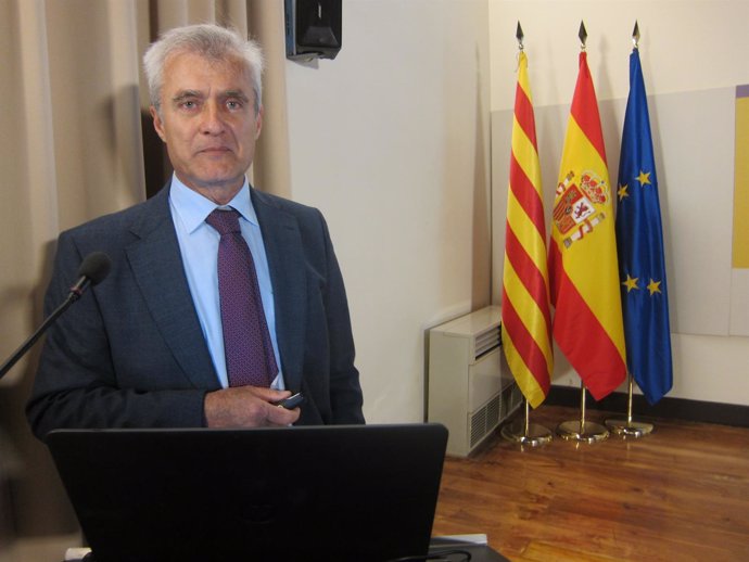El delegado de Aemet en Catalunya, Antonio Conesa                