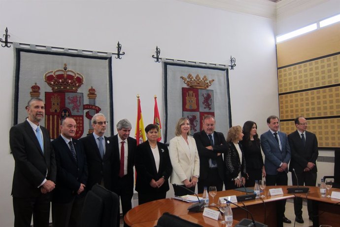 Valladolid. García y Rey con los rectores de CyL