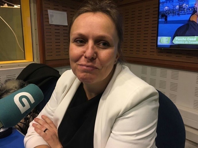 La directora del aeropuerto de Vigo, Noelia Martínez