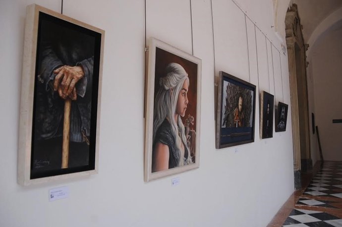 Algunas de las obras expuestas