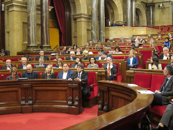 Pleno del Parlament de Catalunya