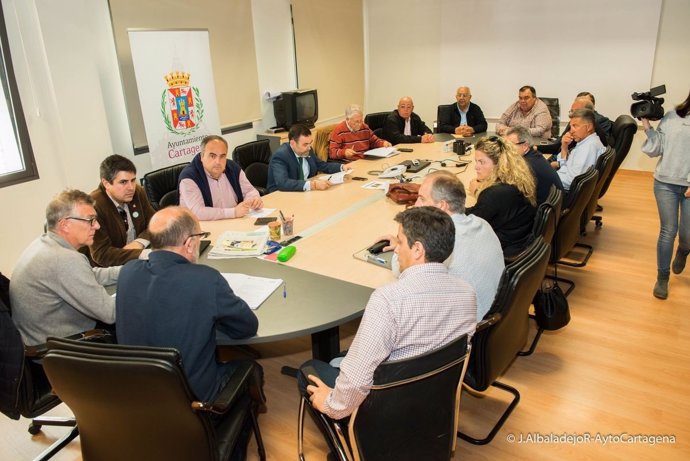 Reunión del alcalde con la Plataforma 'Pacto por el Mar Menor'