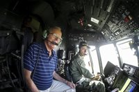 El presidente de Perú sobrevuela las zonas afectadas por las inundaciones