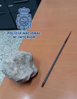 Punzón empleado por el atacante