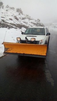 La nieve obliga a usar cadenas en 9 puertos de montaña asturianos