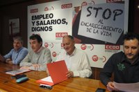 UGT y CCOO CyL se concentran este jueves ante las patronales
